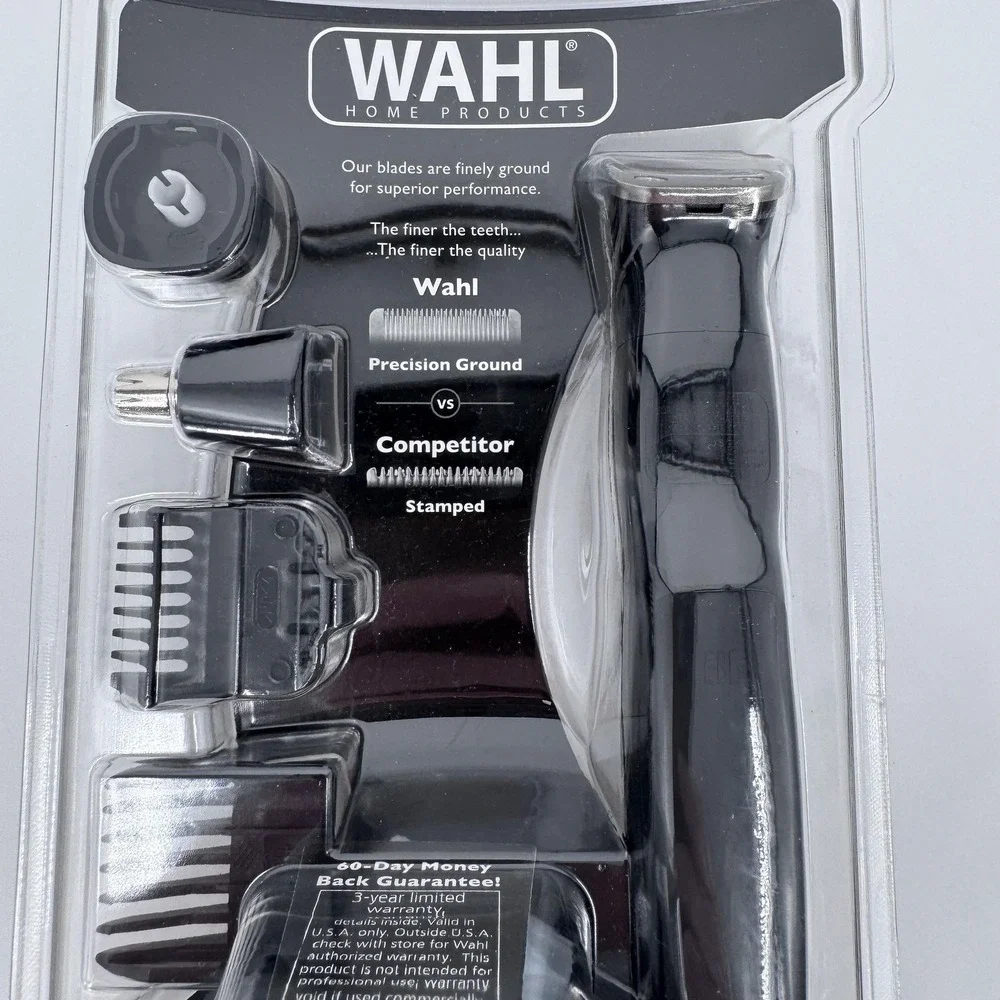 Wahl All In One Rechargeable Cordless Mens Trimmer 15 Piece Kit Black NEW